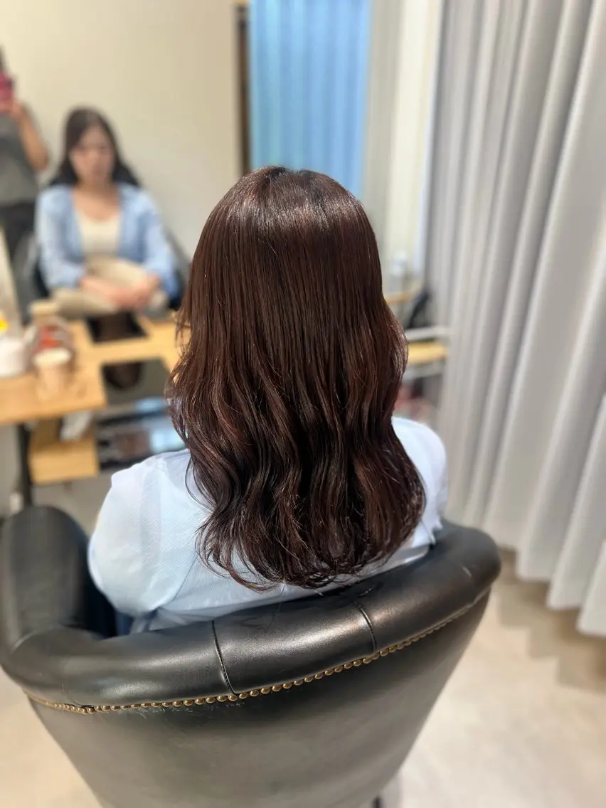 カラー ヘアカラー トリートメント ヘッドスパ 💇🏻♀️結/ 川崎美容師のヘアスタイル