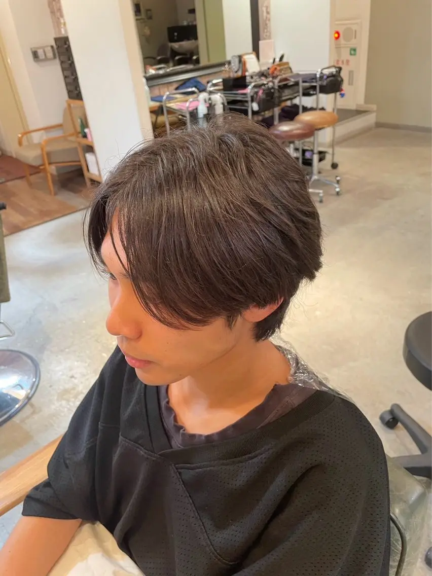 ミディアム メンズ 🔷メンズ推し🔷 遠藤暖大のヘアスタイル