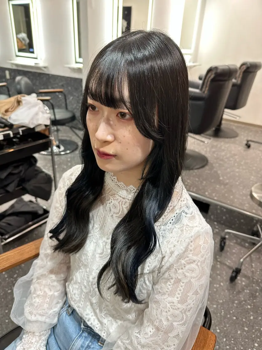 ロング カラー カット ヘアカラー トリートメント 髪質改善⭐️縮毛矯正 中野⭐️Rinaのヘアスタイル
