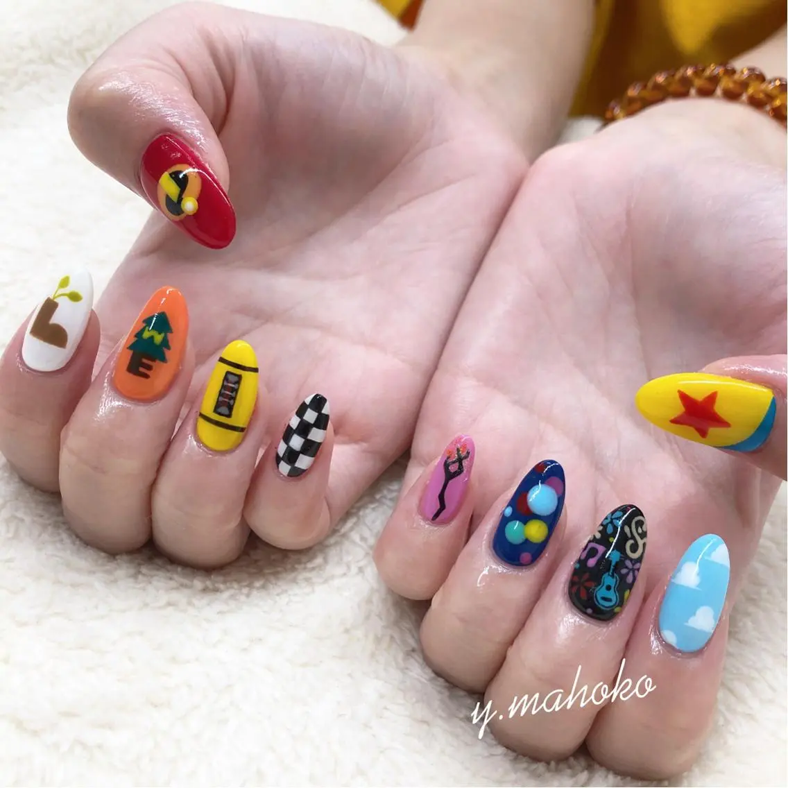 ネイル ハンドネイル パラジェル有/ 長さだし/mahoのネイルデザイン