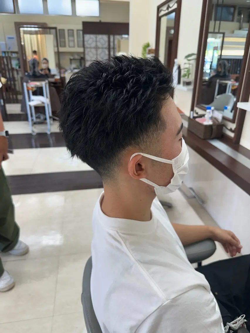 ショート カラー パーマ メンズ カット ヘッドスパ ヘアセット 成田No.1 メンズヘア/清和武虎のヘアスタイル