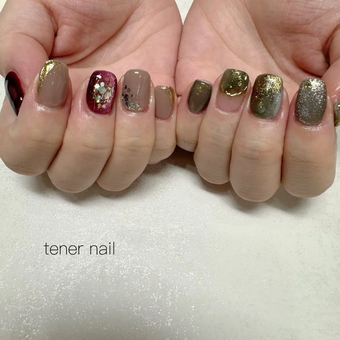 ネイル ニュアンスネイル ハンドネイル テネルネイル tener nailのネイルデザイン