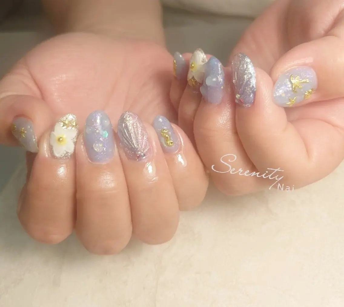 ネイル 持ち込み ハンドネイル nail serenityのネイルデザイン