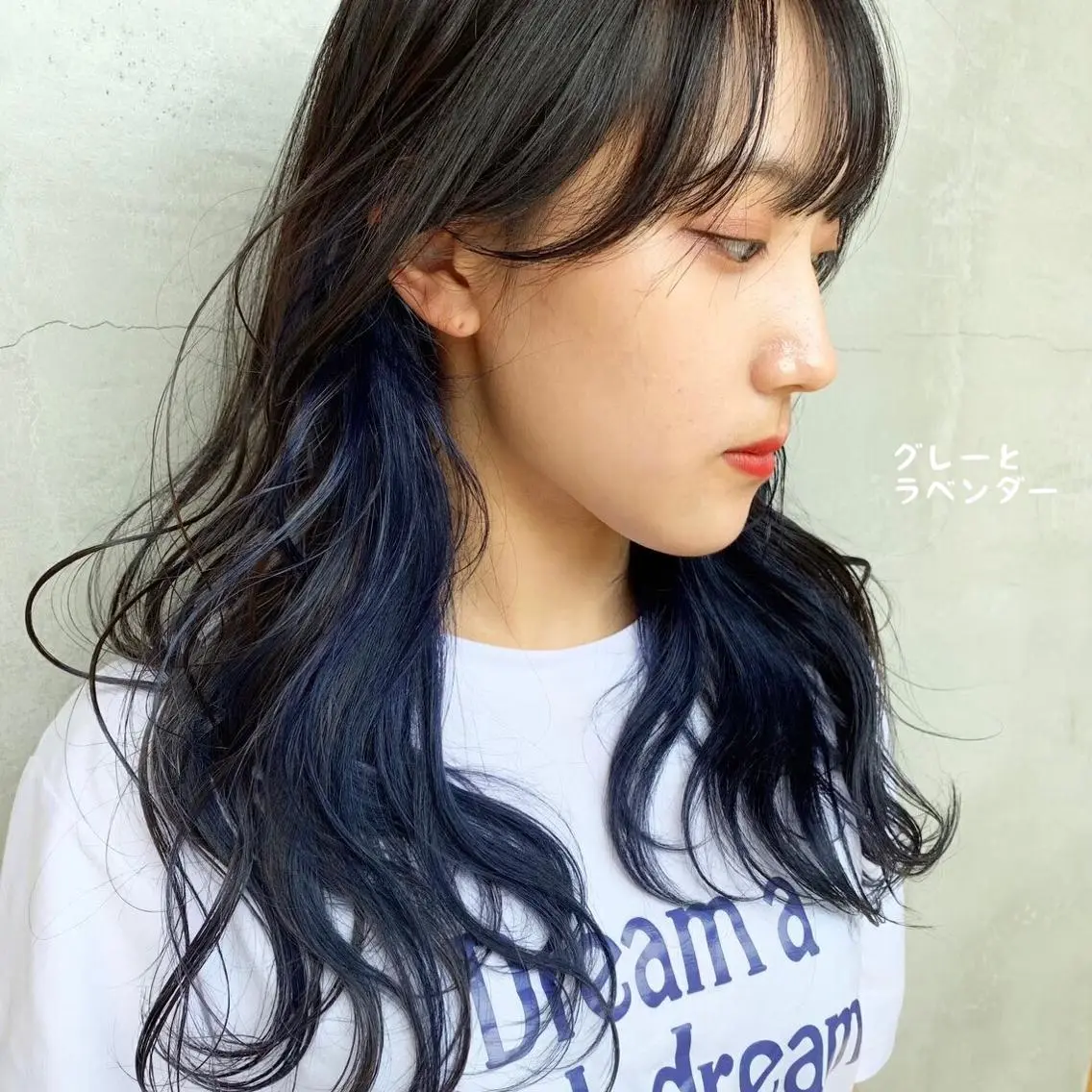 セミロング カラー インナーカラー ブリーチダブルカラー 【koide】のヘアスタイル