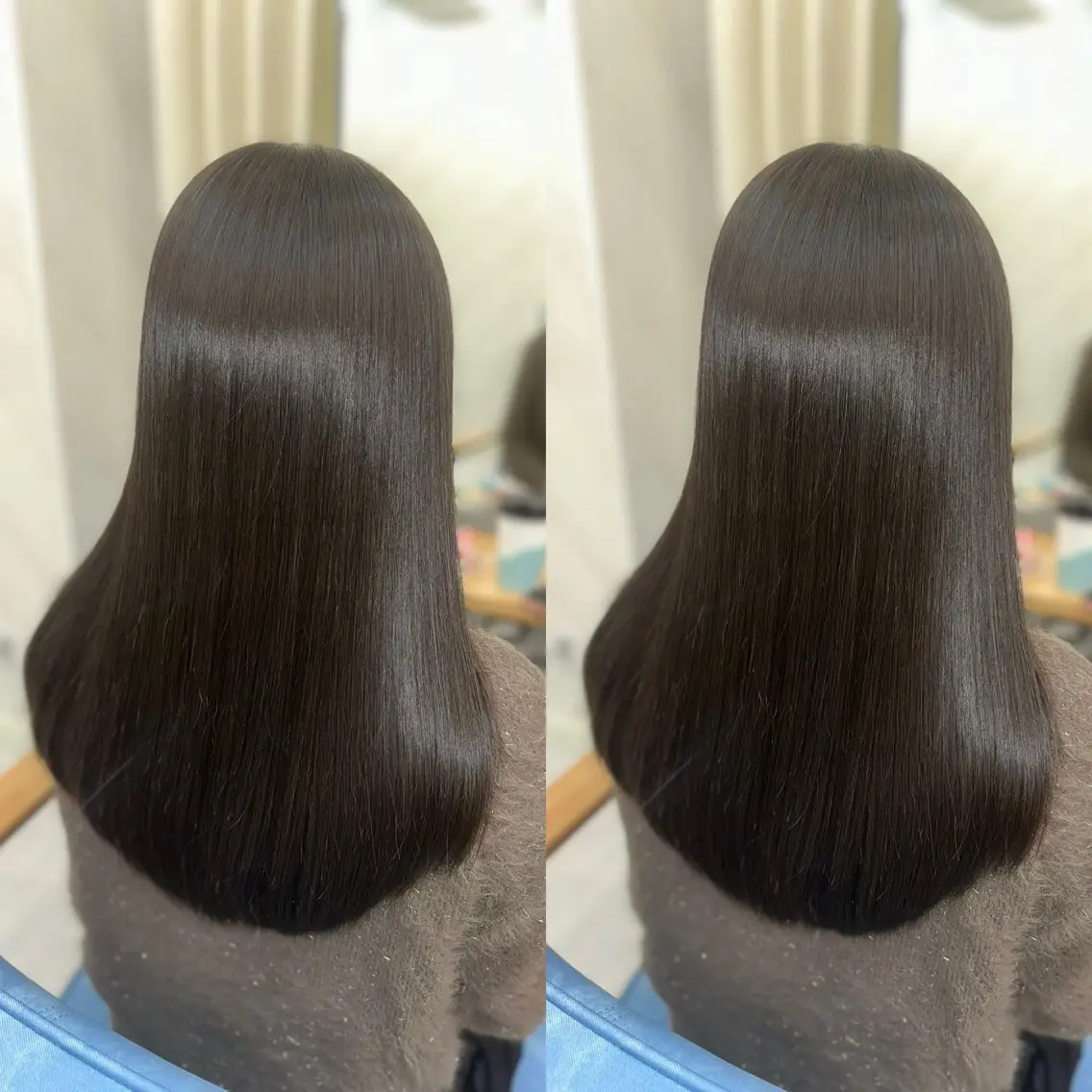 ロング 髪質改善🩵縮毛矯正 代々木/木下のヘアスタイル