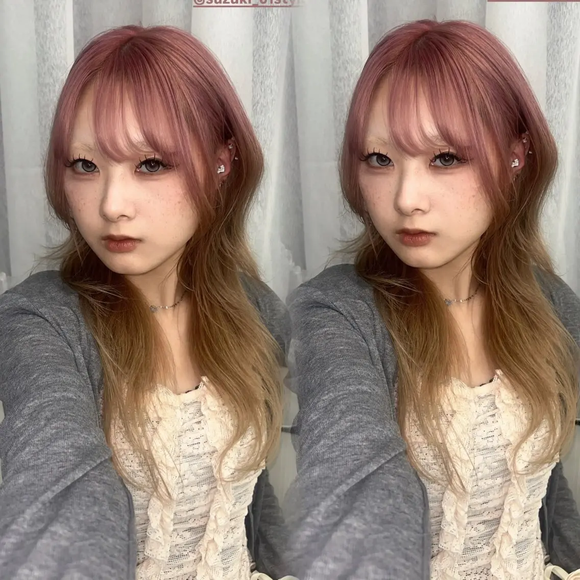 ロング カラー ブリーチ デザインカラー ヘアカラー 髪質改善矯正/カラー /吉祥寺 mariのヘアスタイル