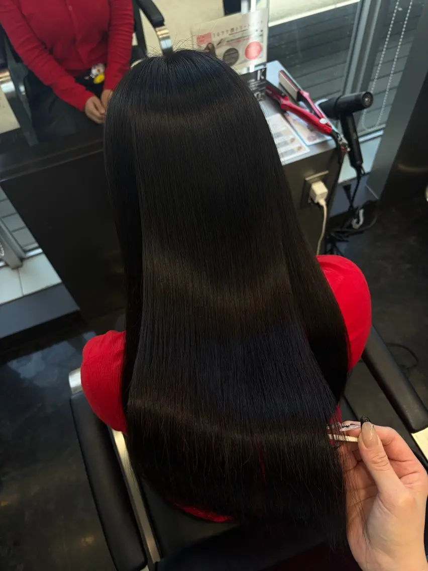 ロング カラー パーマ ヘアアレンジ 縮毛矯正 トリートメント ヘアセット 髪質改善/艶髪 /SARA💕のヘアスタイル