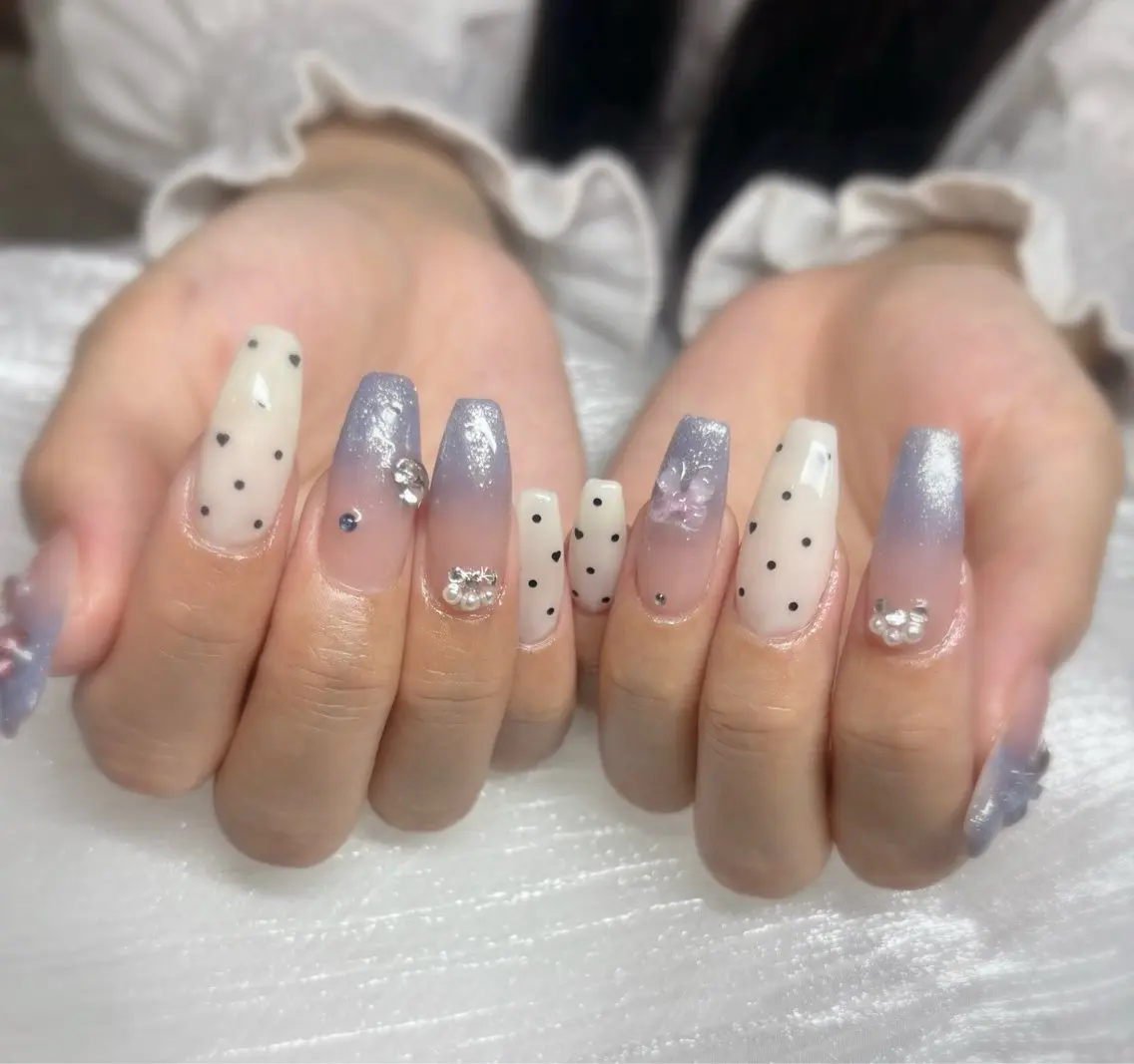 ネイル アートネイル ハンドネイル kaho  🧸🎀 RiLionのネイルデザイン