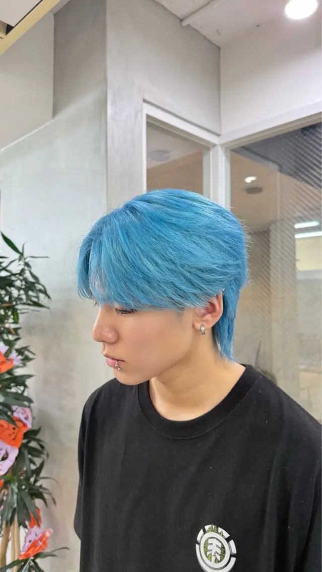 カラー メンズ 佐古 遼太のヘアスタイル