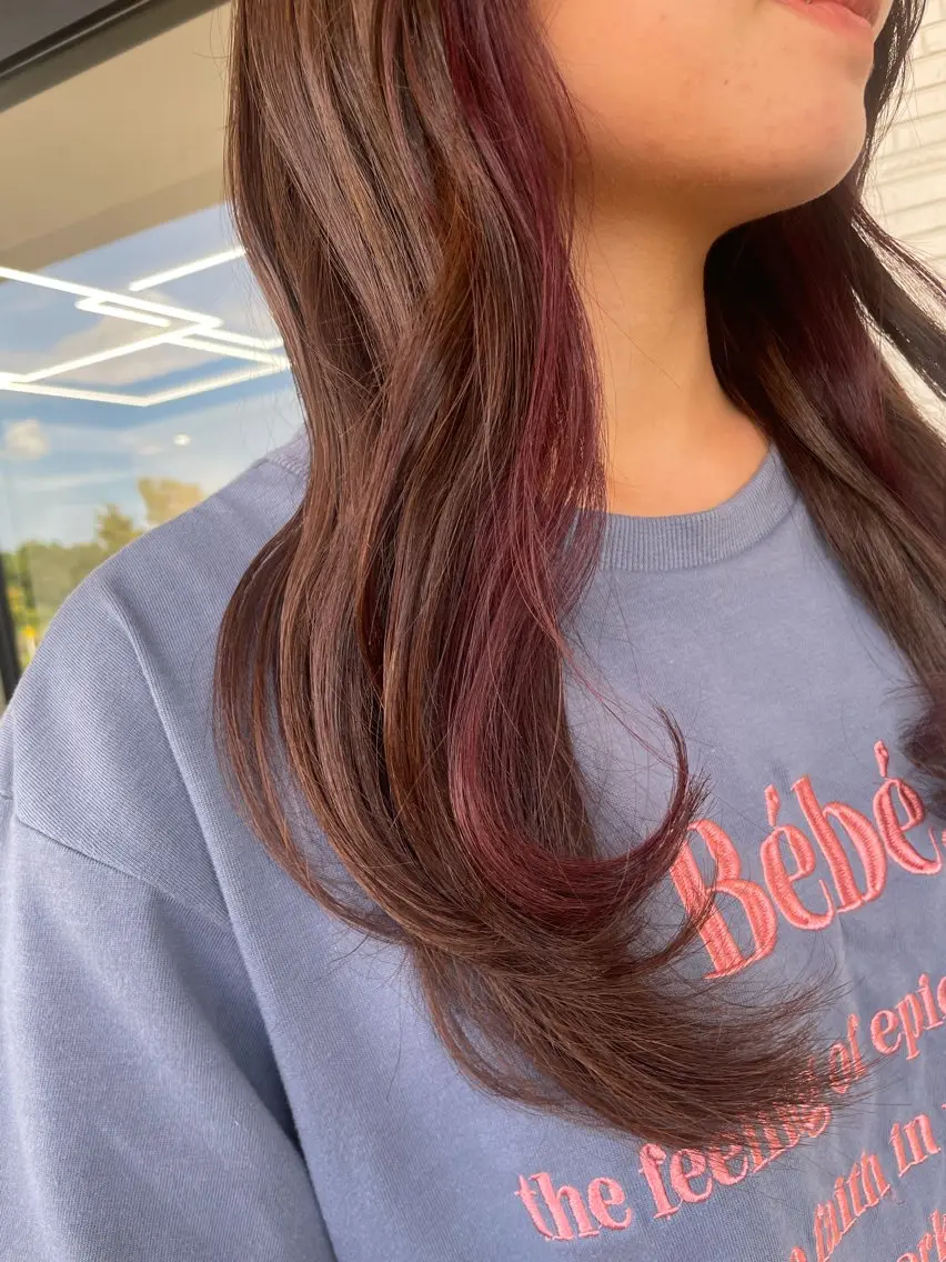 カラー 松原香乃 撮影モデル募集のヘアスタイル