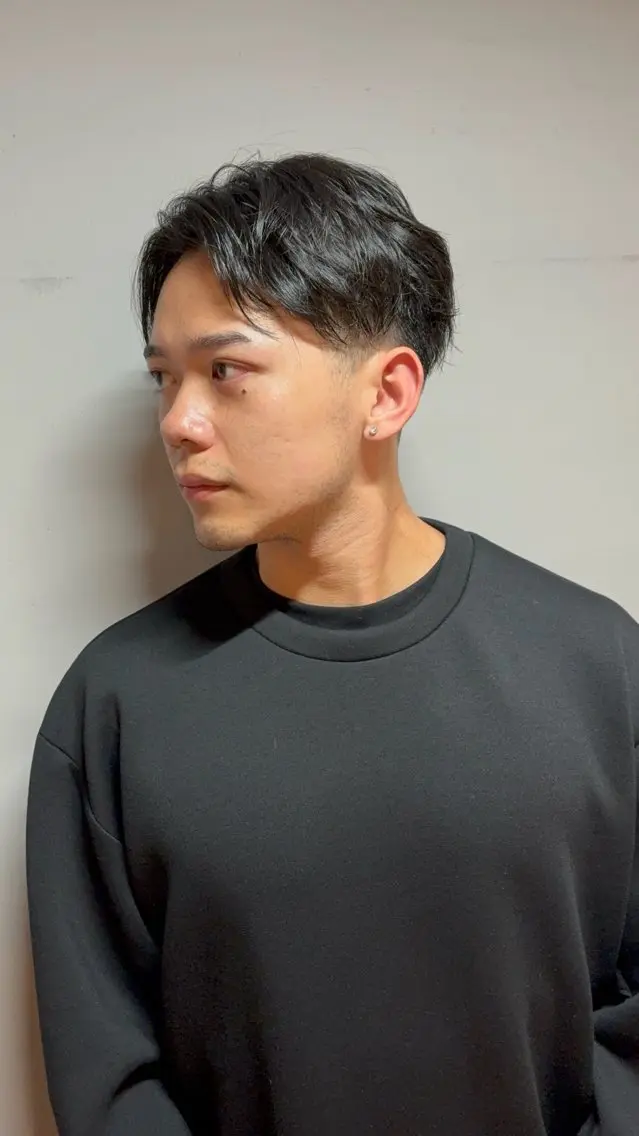 メンズカット+トリートメント+肩マッサージの写真