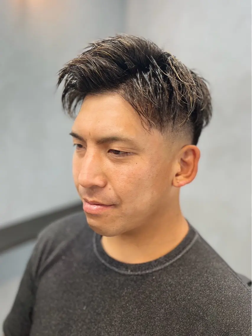 メンズ 長岡 はくとのヘアスタイル