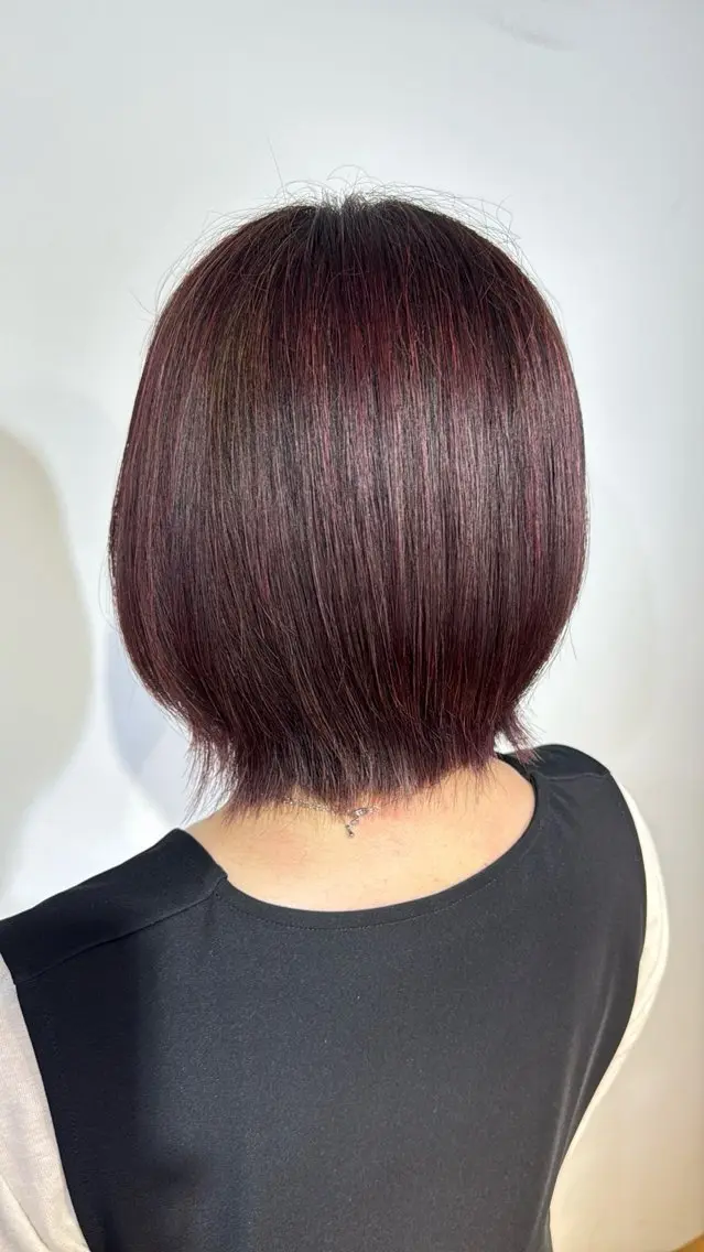ショート ボブレイヤー ボブ レイヤーカット カット ヘアカラー TERRACE HAIRのヘアスタイル