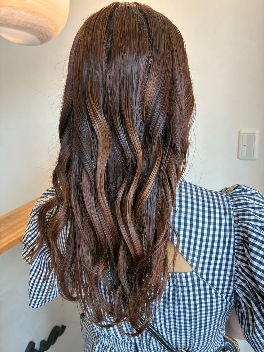 ロング ヘアセット お褒めの口コミ多数✨ 美髪カラー/浦本冴絵のヘアスタイル