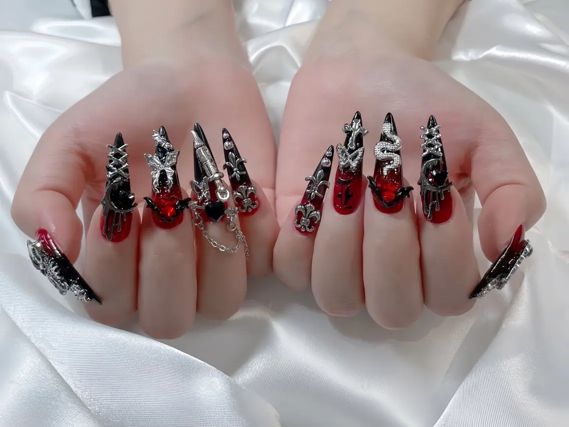 ネイル アートネイル ロングネイル ニュアンスネイル スカルプネイル ネイルチップ ハンドネイル Rin Nail 新大久保店のネイルデザイン