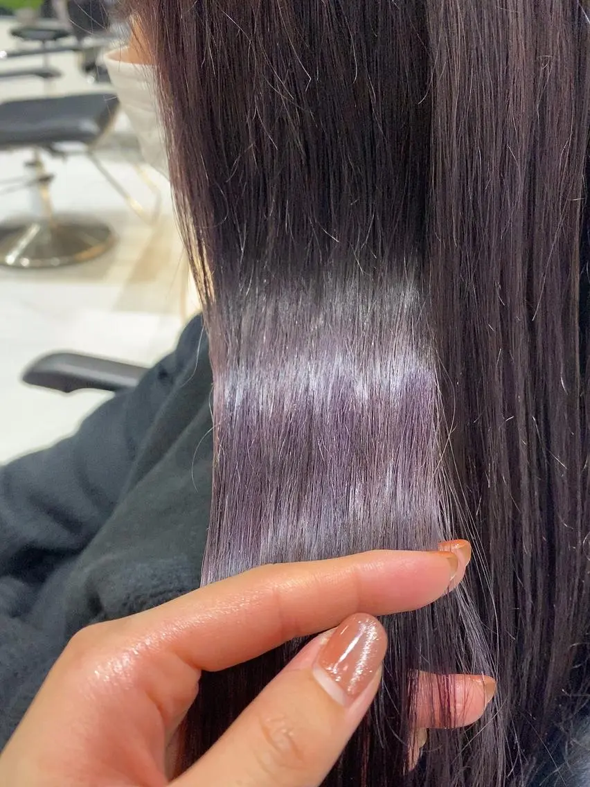 *【サラサラヘアに】カット&縮毛矯正の写真