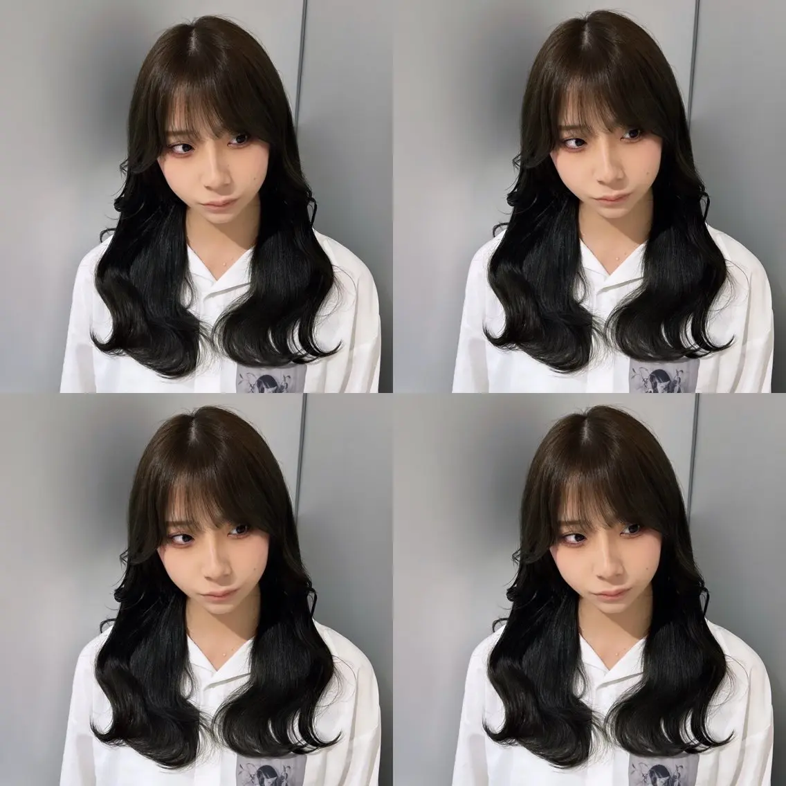 ロング カラー グレージュ レイヤーカット レイヤーカット/ 縮毛矯正🇰🇷早坂のヘアスタイル
