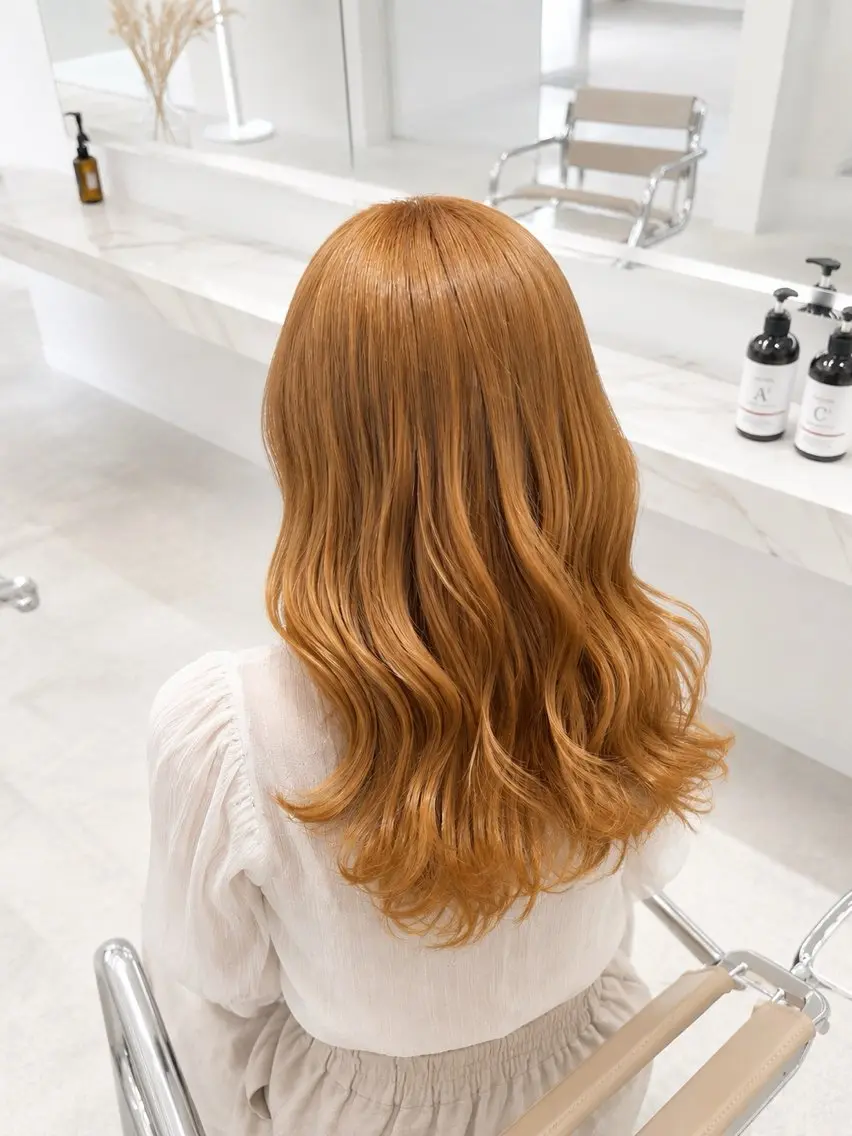 セミロング ヘアカラー 増子 祐太朗のヘアスタイル