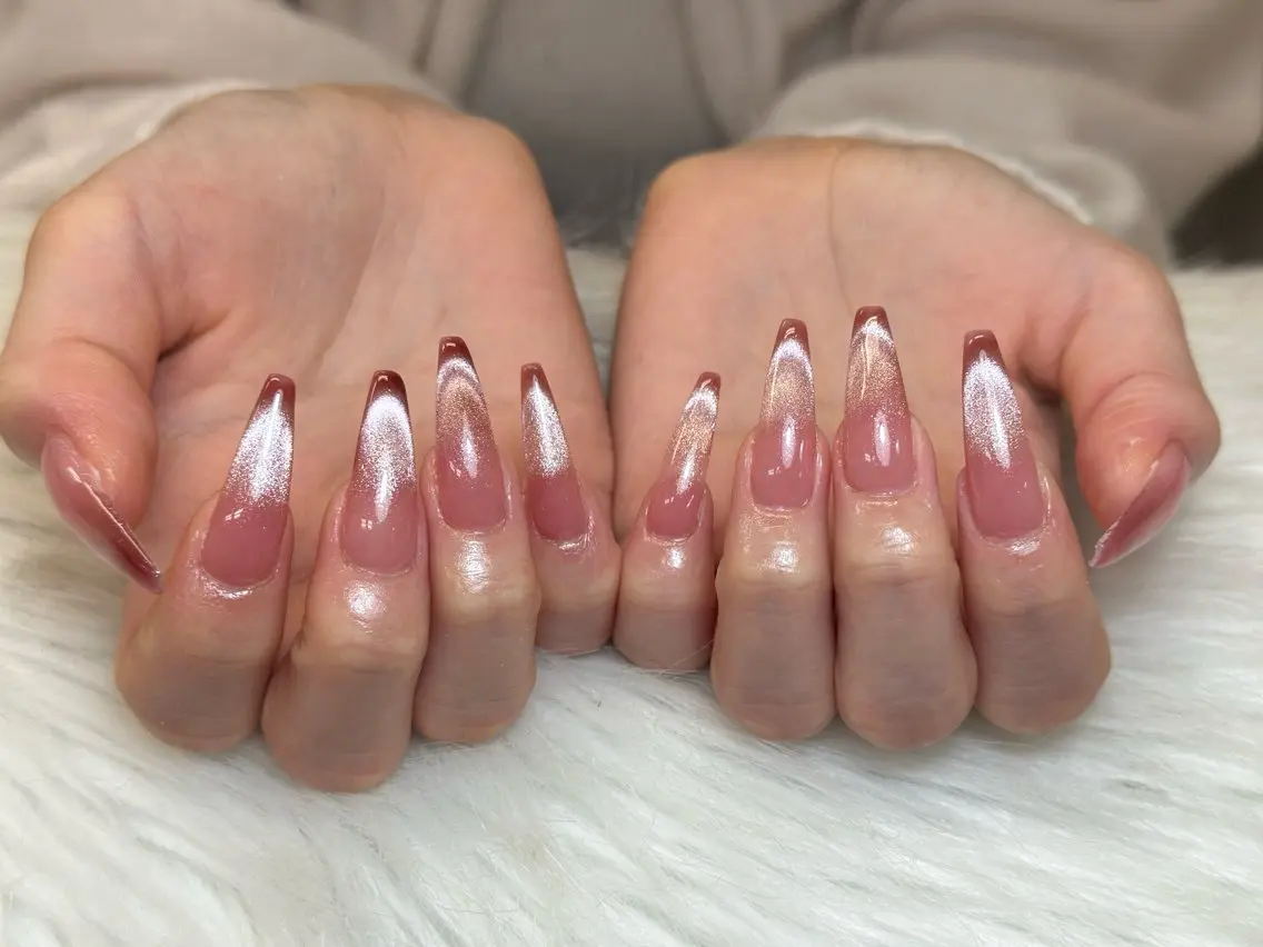 ネイル アートネイル ジェルネイル マグネットネイル ハンドネイル JennNail_ マオのネイルデザイン