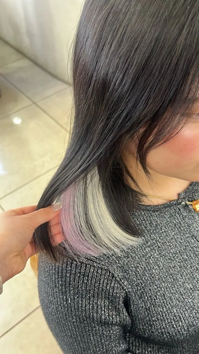 エクステ 髪質改善🫧艶カラー ✨エクステ🎀しゅりのヘアスタイル