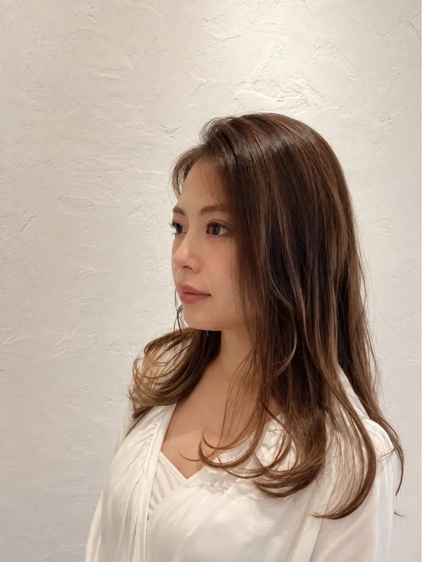 セミロング 髪質改善 トリートメント 蓮沼 今日子 髪質改善🌿‬のヘアスタイル