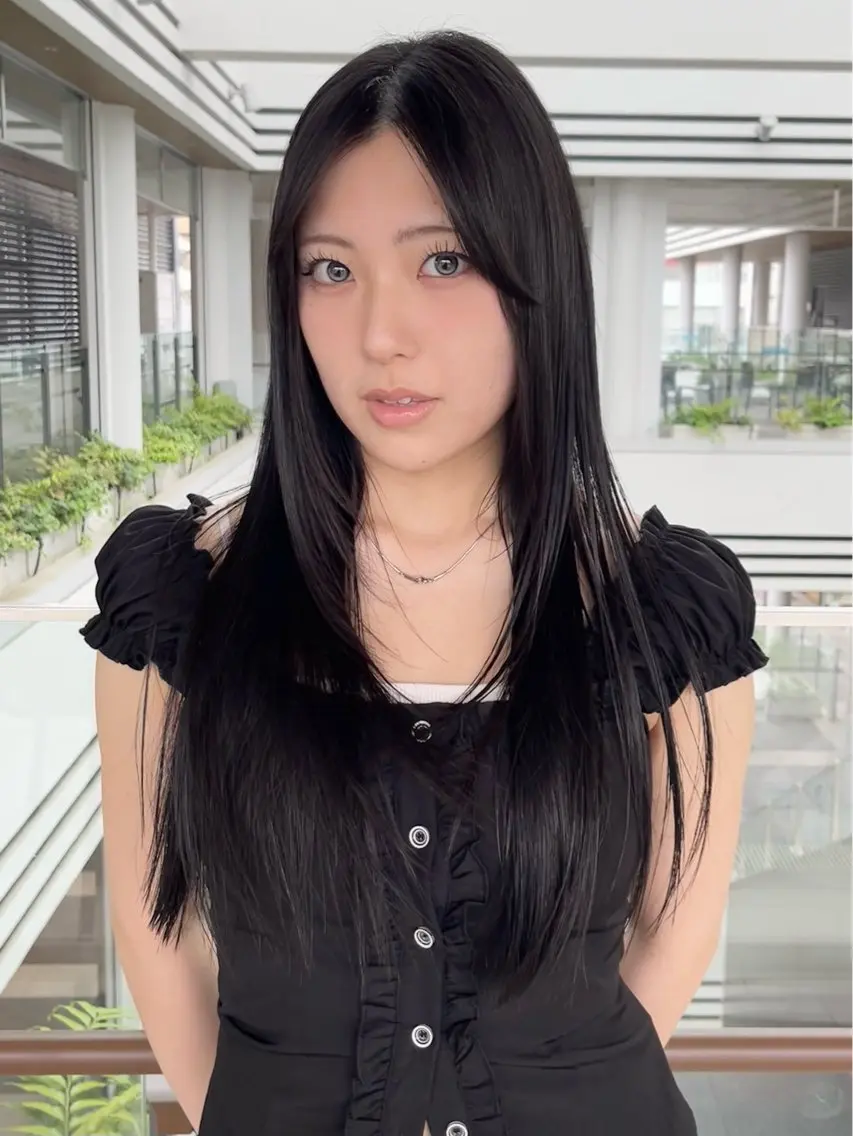 ロング カット 縮毛矯正 トリートメント 園田 渉 ◤SHIKIO◢のヘアスタイル