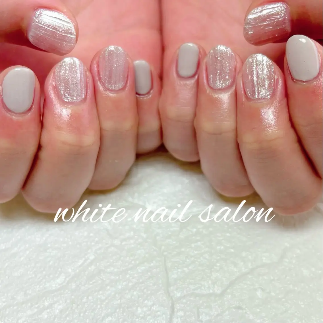 ネイル ホワイト ハンドネイル white nail salonのネイルデザイン
