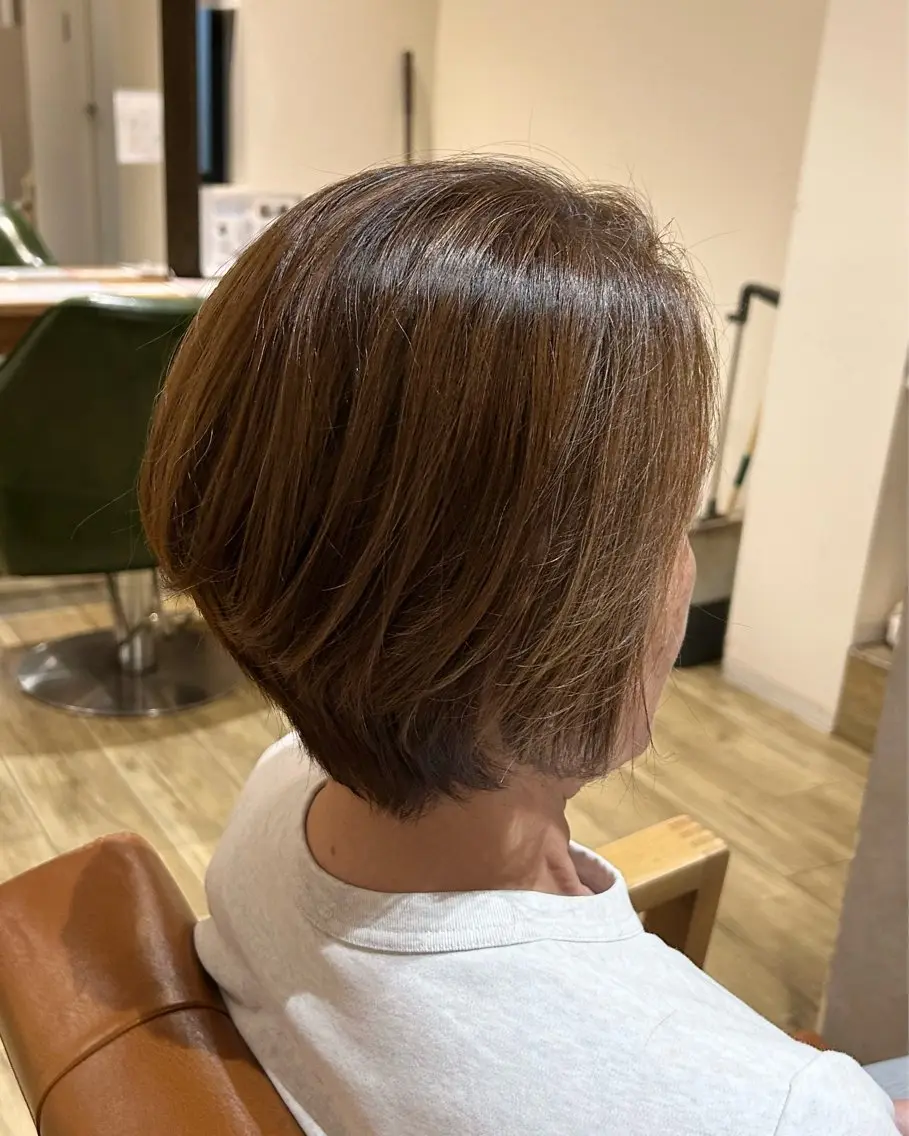 ショート ショートヘア カット ヘアカラー 櫻井 優希のヘアスタイル