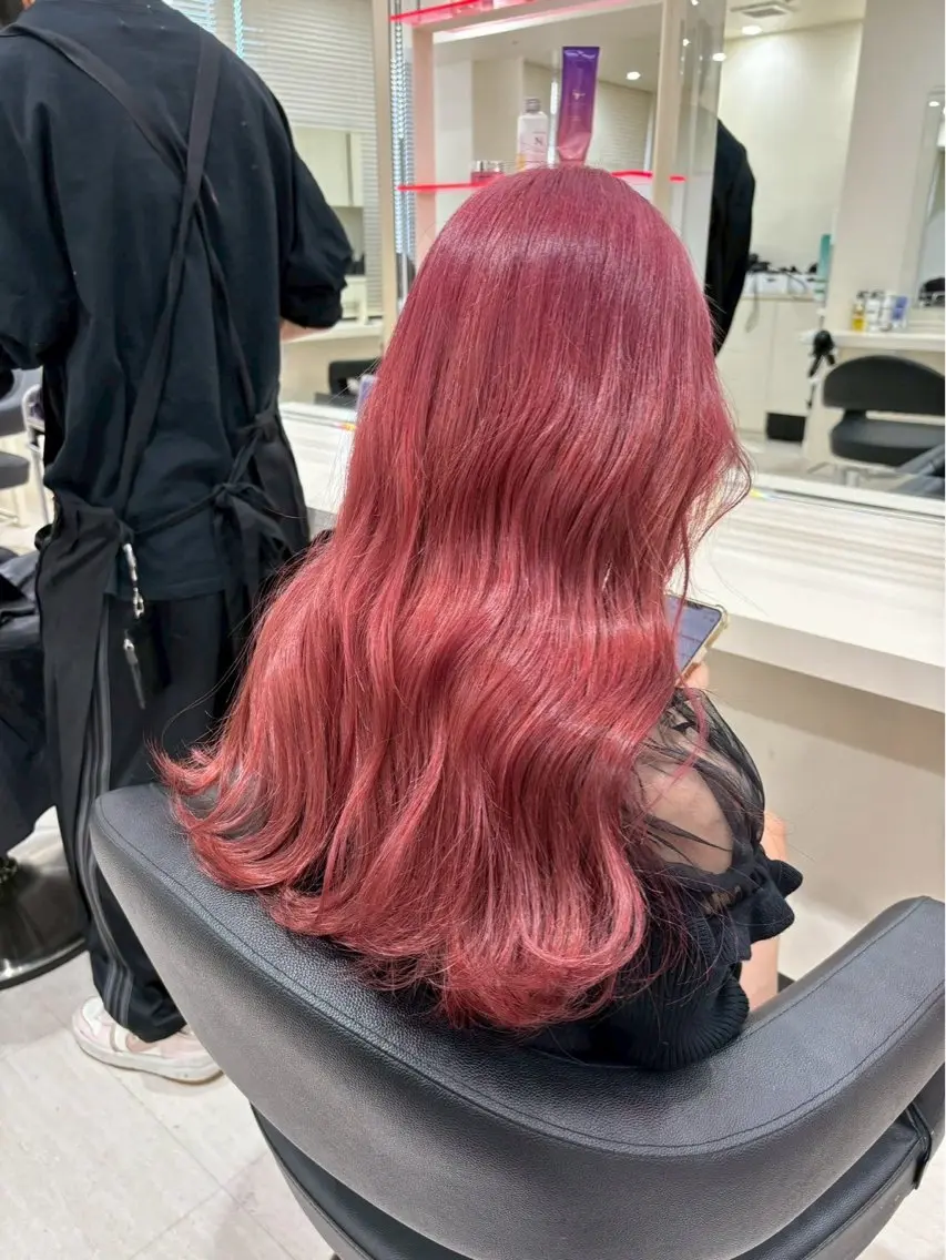 ロング カラー ヘアカラー トリートメント 池袋/艶カラー✖️ ☘️DEMURAのヘアスタイル