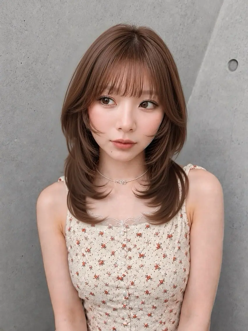 ロング ゆい レイヤーカット特化のヘアスタイル