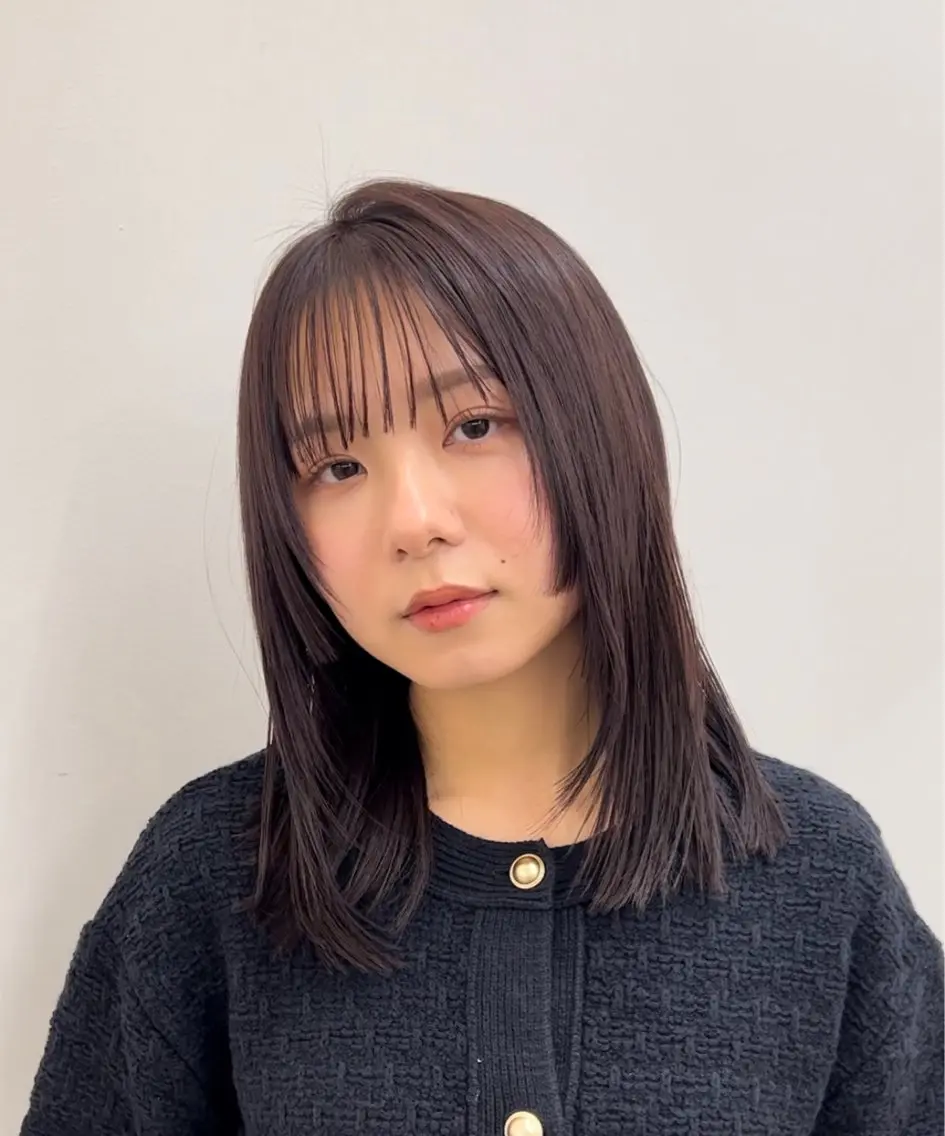 ミディアム ヘッドスパ/縮毛矯正 /横山陸人のヘアスタイル