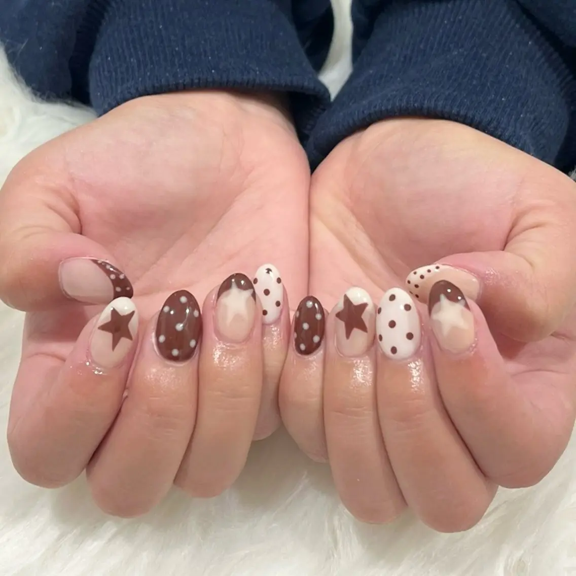 ネイル ハンドネイル 横浜Nailist 𝜗𝜚春菜のネイルデザイン