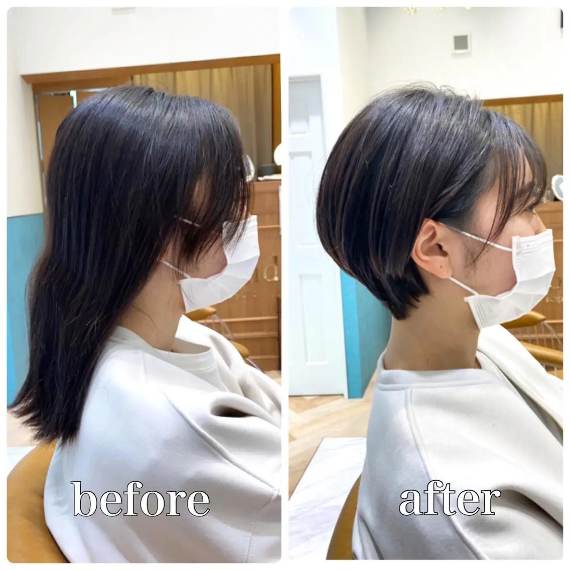 ショート 似合わせ/小顔カット 🔷山方直也のヘアスタイル