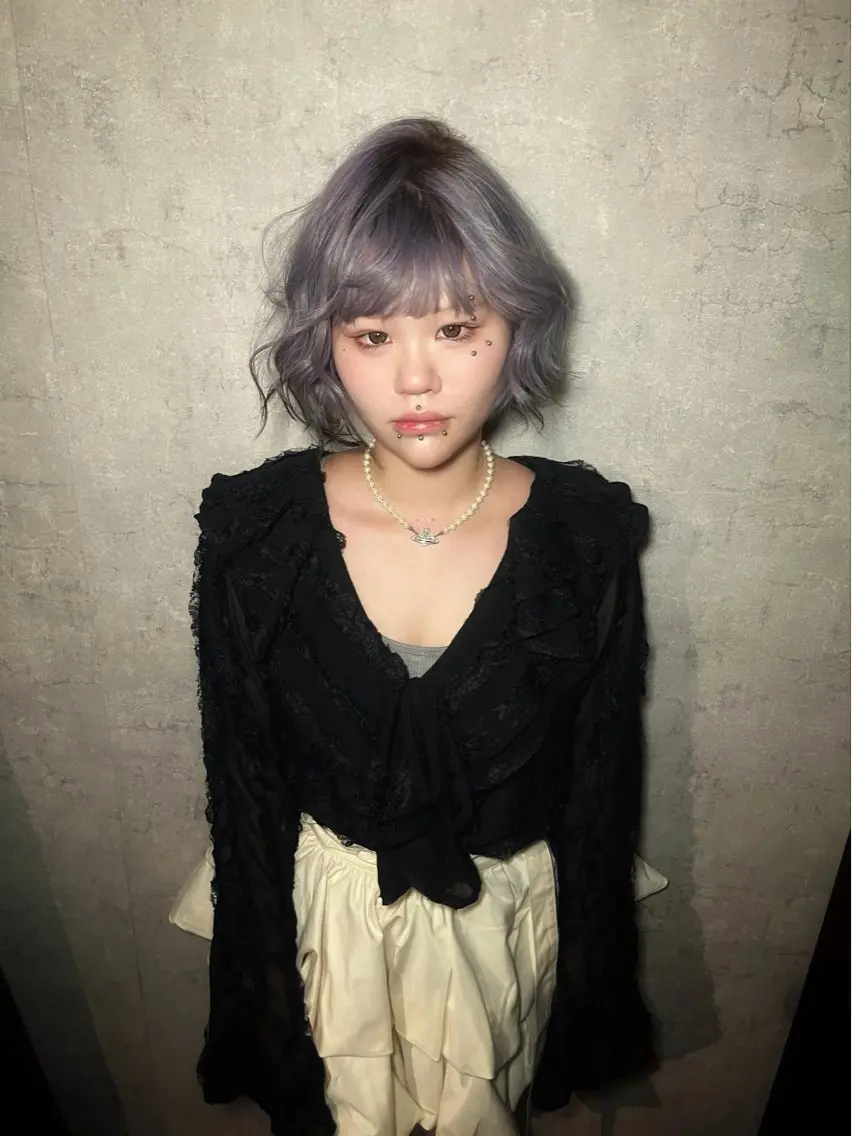 ショート カラー ヘアアレンジ 渡邉 舞のヘアスタイル