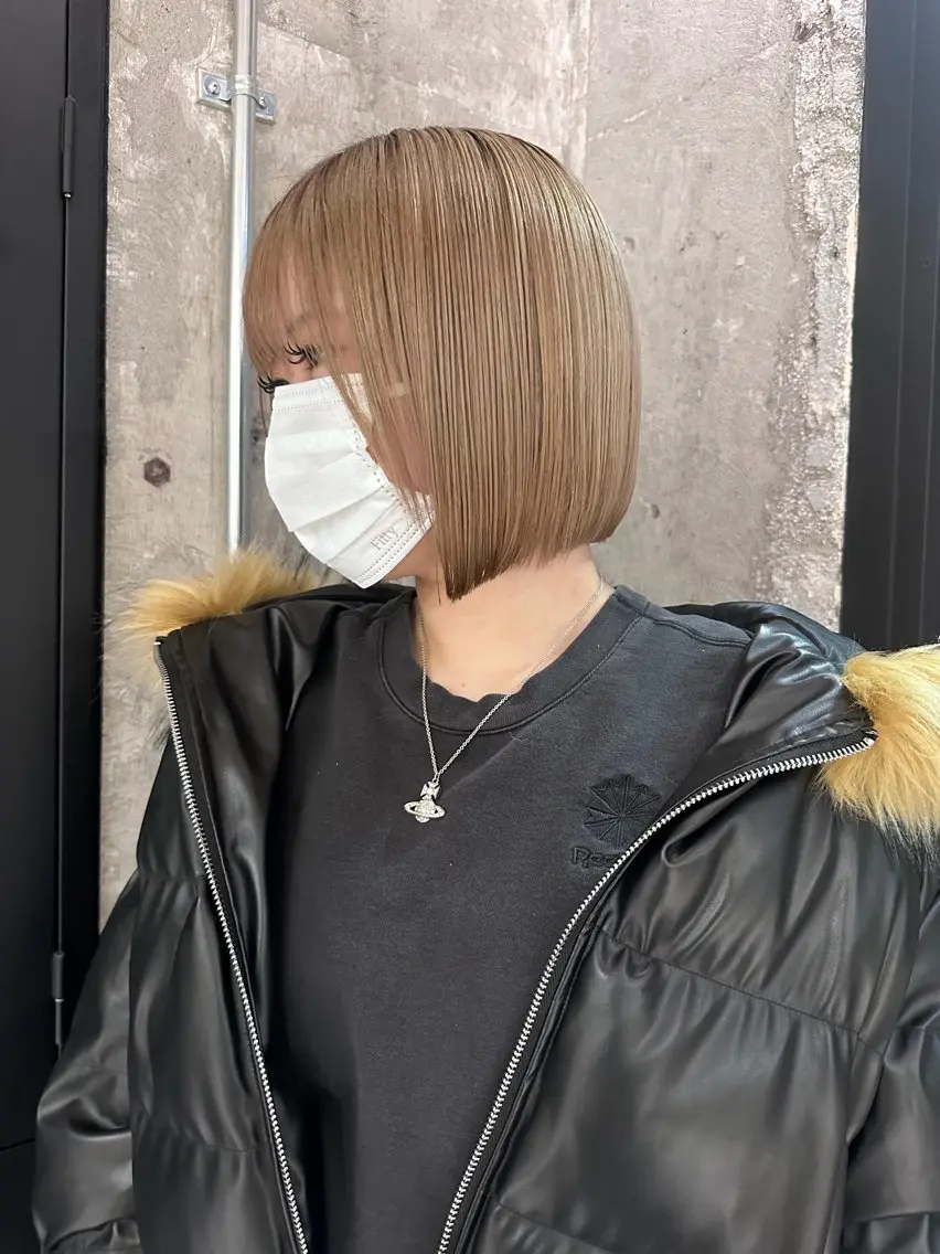 ミディアム カラー ヘアカラー 🥀⋆透明感・艶カラ ー/Nanaha🥀のヘアスタイル