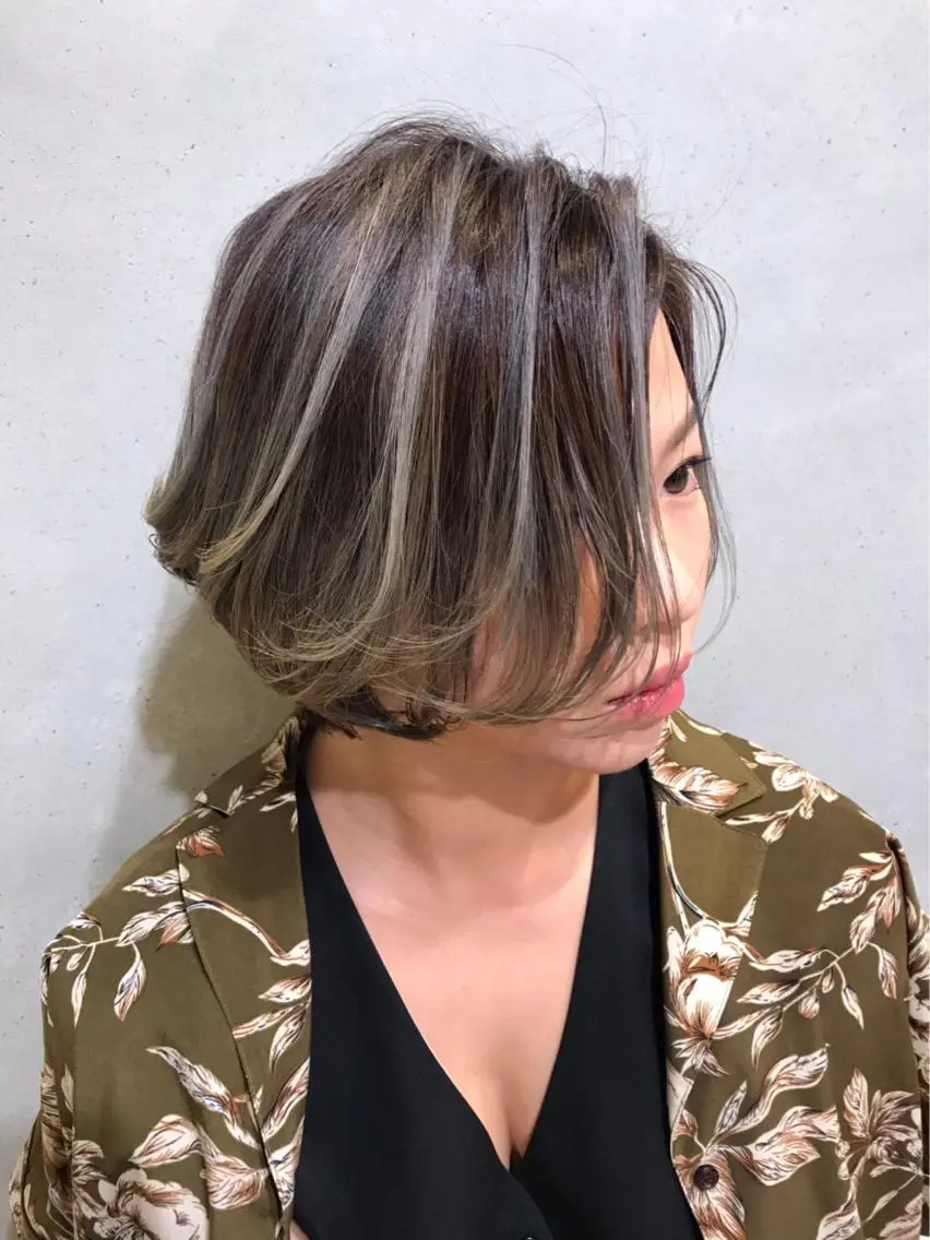 ✂︎カット+グラデーションカラー+TR✂︎💗バレイヤージュっぽく💕︎外国人風❤︎✨️(土日不可)の写真