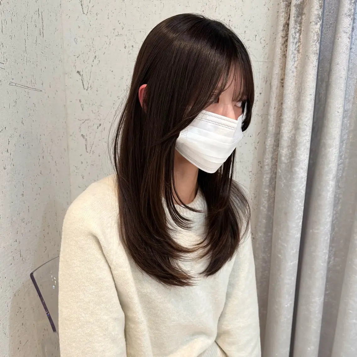 セミロング カラー カット ヘアカラー トリートメント mai / linoah˚✧のヘアスタイル