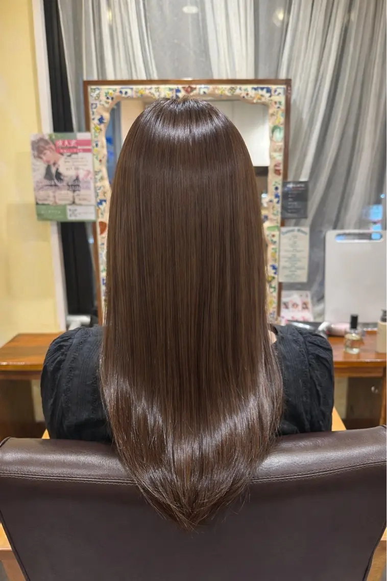 縮毛矯正(艶髪を再現)の写真