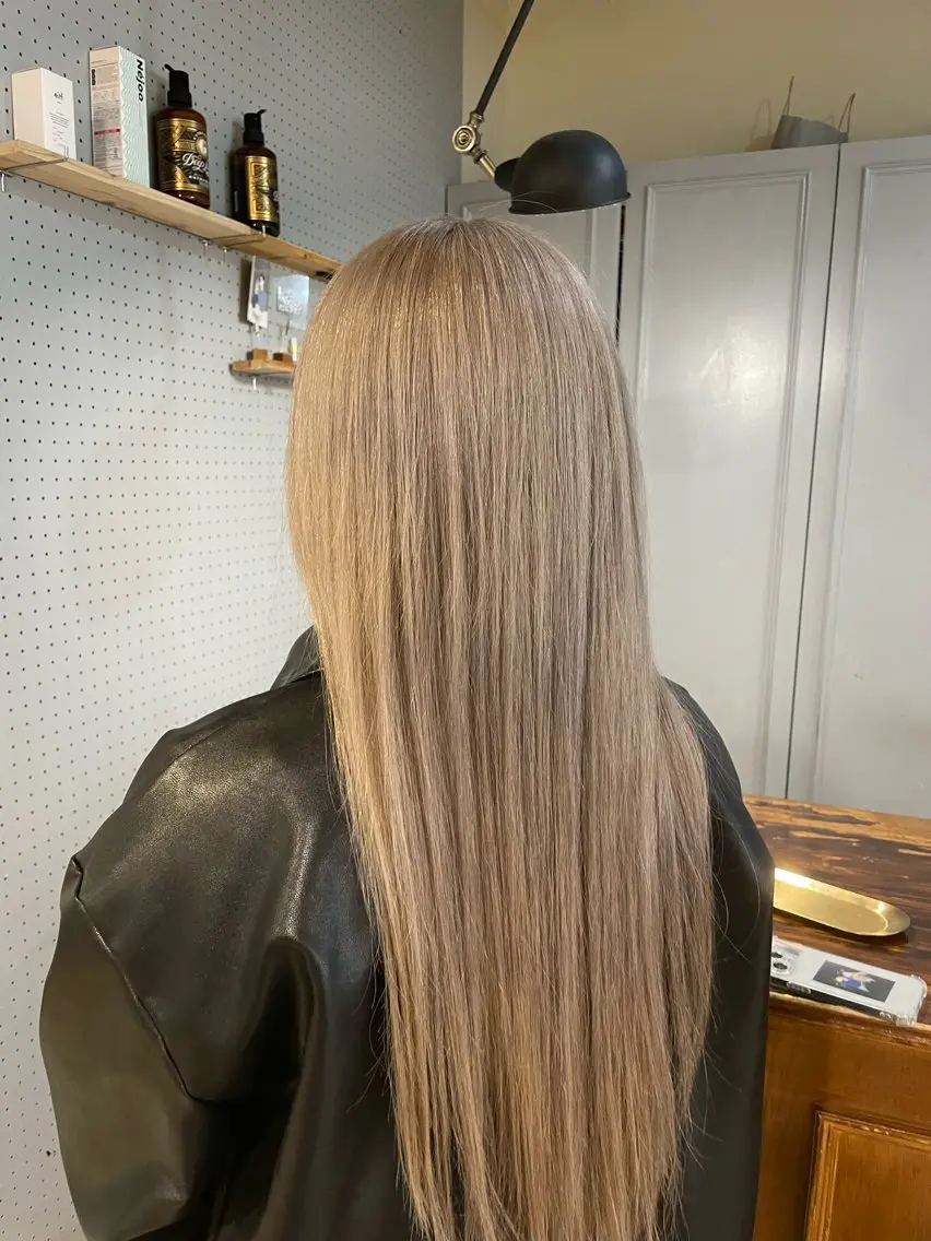 ロング カラー ヘアカラー トリートメント 🤩噂のMr.髪ポジ ティブ®️yu🤩のヘアスタイル