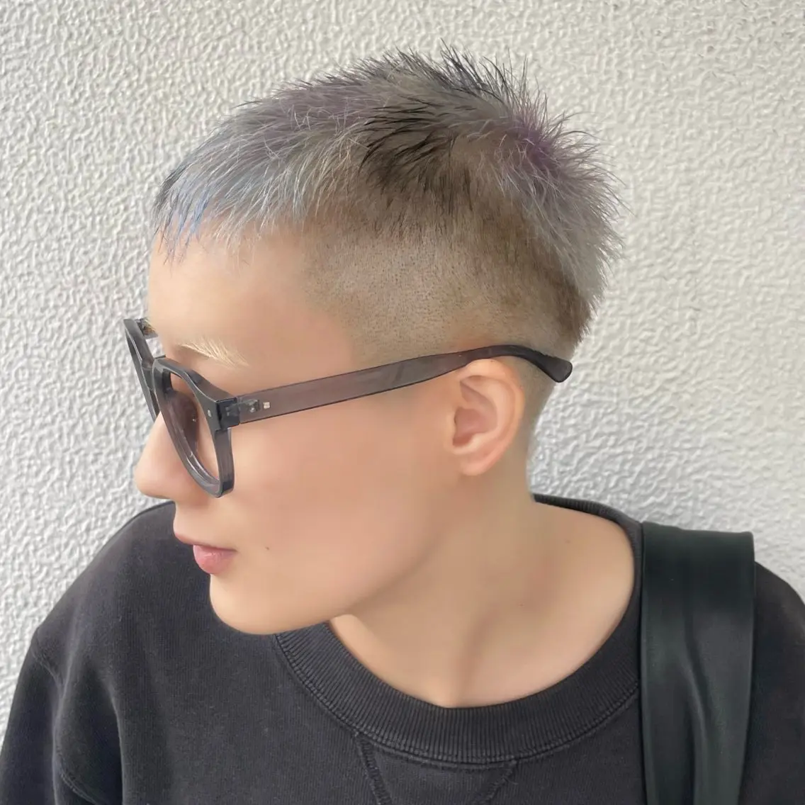 ショート カラー カット ヘアカラー ⭐️韓国ブリーチ 顔周りカット⭐️のヘアスタイル