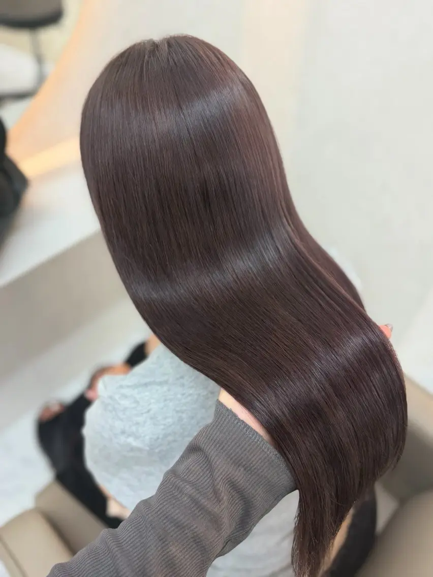 🤍ブリーチなし 🍒❤️暖色系カラー❤️🍒ピンク系🎀赤系🥀+1stepトリートメント付き✨の写真