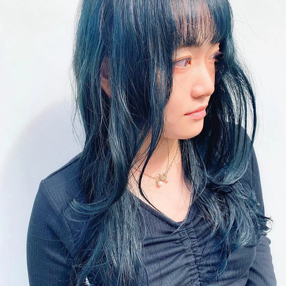 ミディアム カラー 中川 竜誠のヘアスタイル