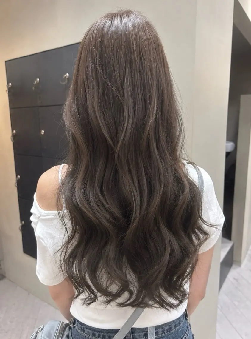 ロング カット ヘアカラー ヒナノ/透明感カラー /似合わせカットのヘアスタイル