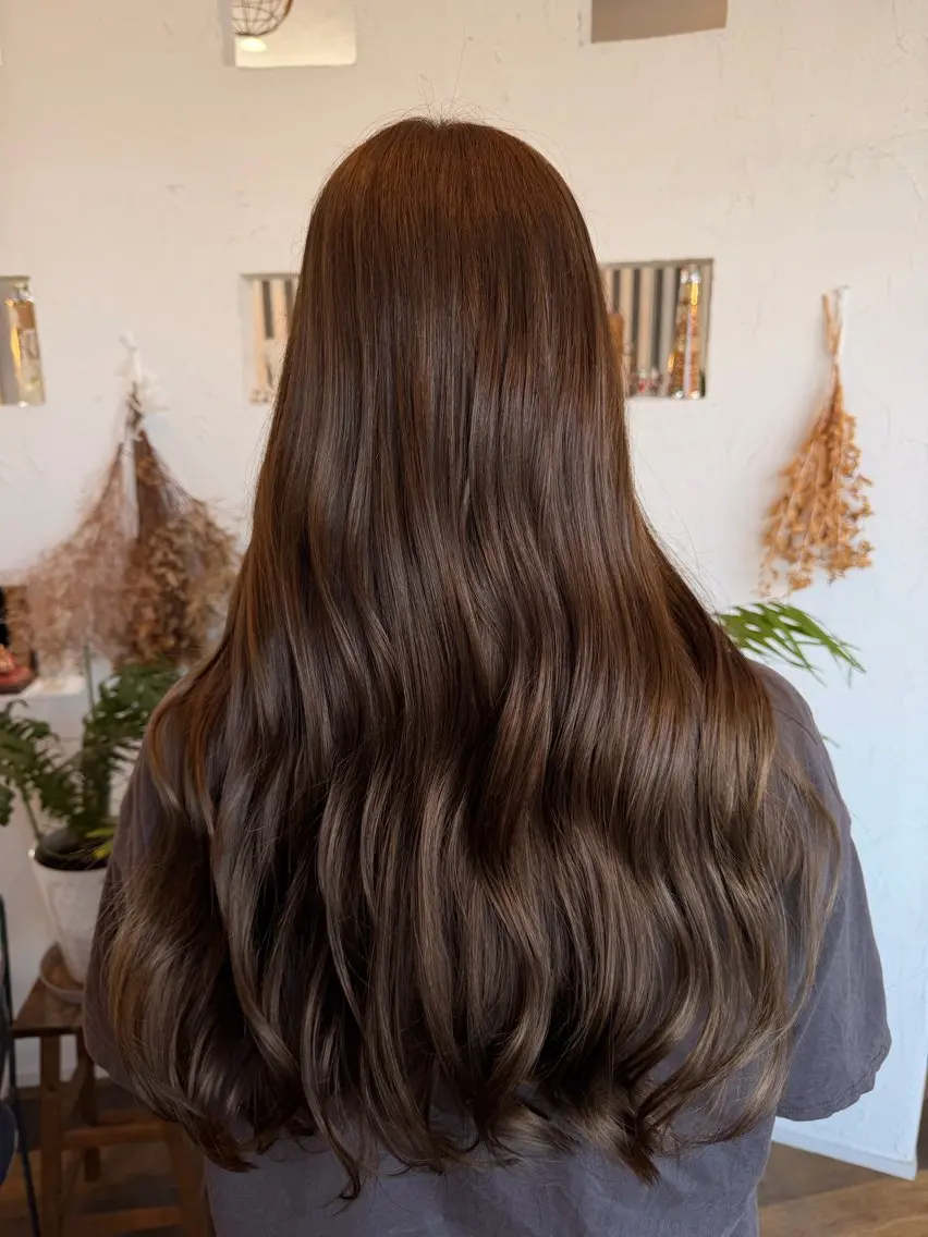 ロング カラー バレイヤージュ ブリーチ ケアブリーチ ダブルカラー イヤリングカラー カット ヘアカラー トリートメント 🌸小掛🌸 豊橋外国人風カラーのヘアスタイル