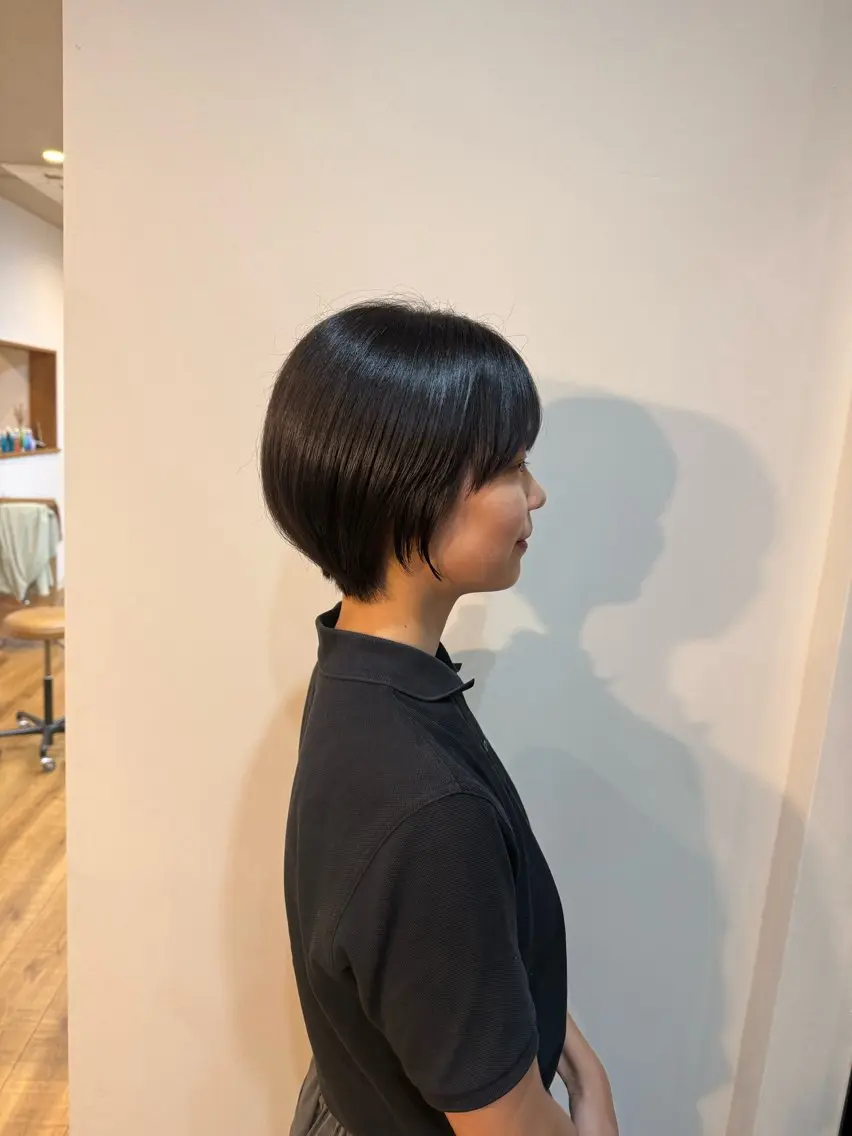 ショート 似合わせカット ショートヘア PERK🪽⋆.* sakiのヘアスタイル