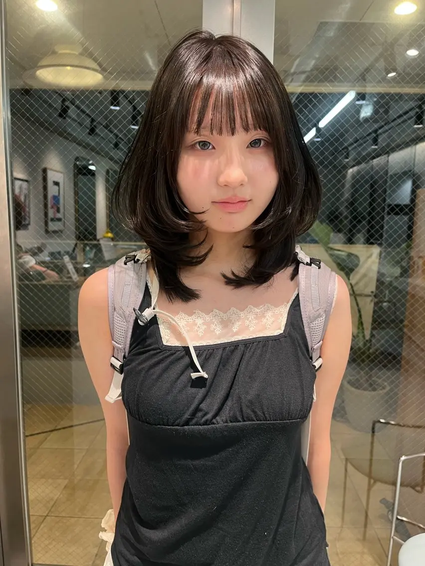 ミディアム ヘアカラー MIYU ／モデル募集中のヘアスタイル