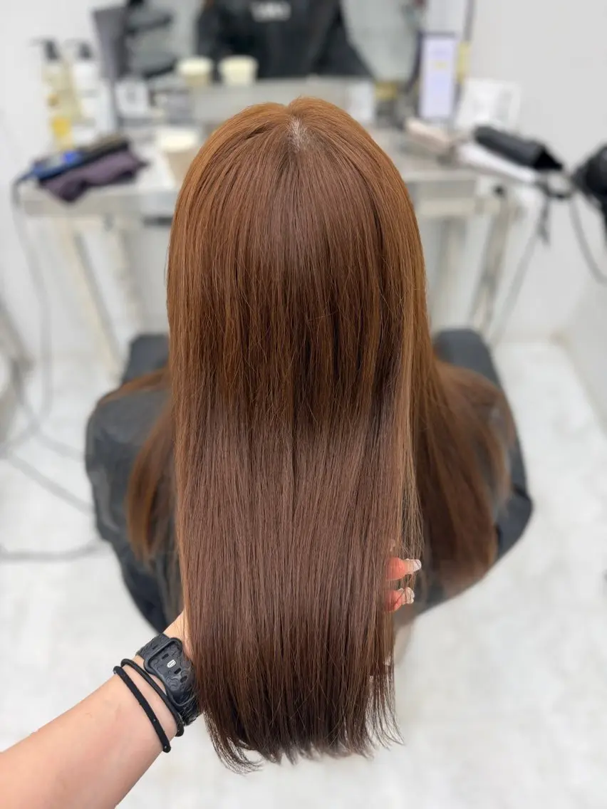 カラー ヘアカラー トリートメント ヘアセット 透明感カラー🎀艶髪 Anju/渋谷🎀のヘアスタイル