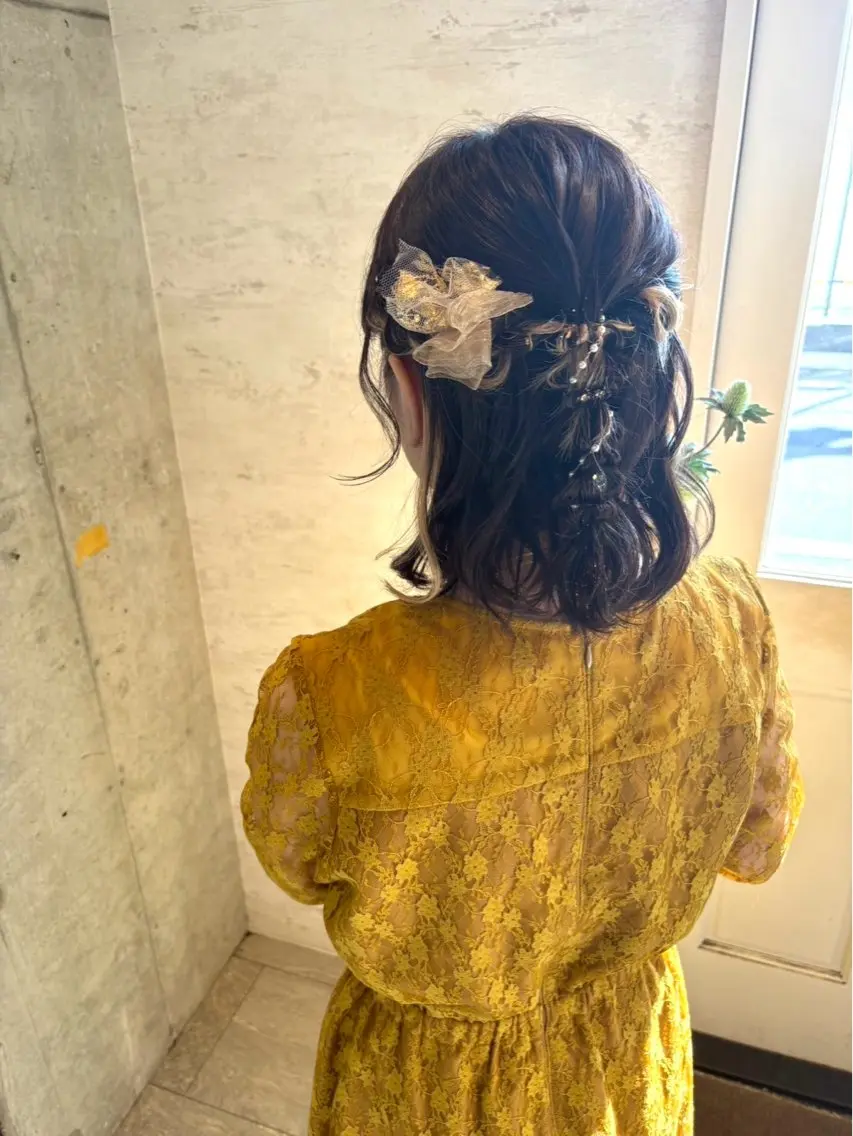 ヘアアレンジ ヘアセット 美髪× ヘアセット✨Araiのヘアスタイル