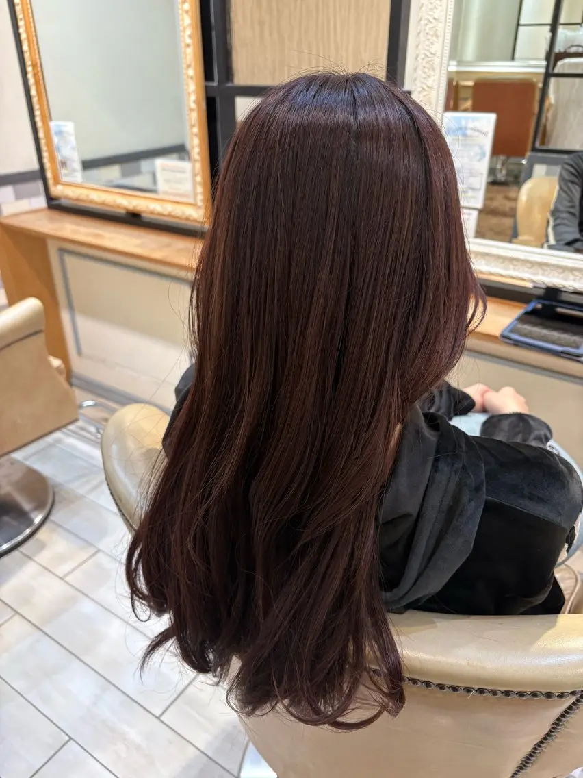 ロング カラー ヘアカラー ヘッドスパ SUZUKI AIRIのヘアスタイル
