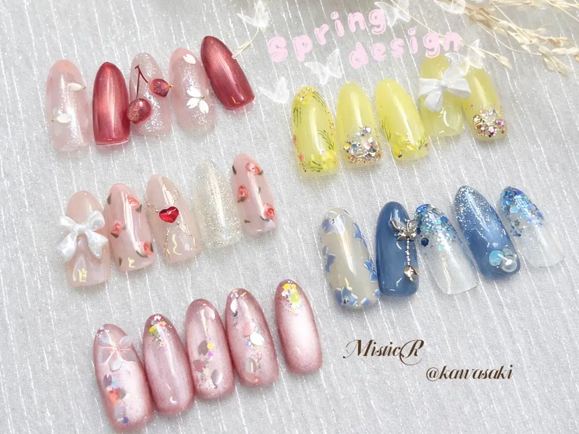 4種類☆シーズンデザイン🌸🌷🍒の写真